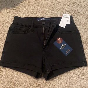 Brand new Hollister high rise short shorts